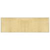 vidaXL Teppich Rechteckig Hell Natur 60x200 cm Bambus