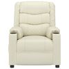 vidaXL Relaxsessel Creme Kunstleder