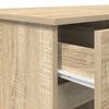 vidaXL Schreibtisch Sonoma-Eiche 140 x 49 x 76 cm Holzwerkstoff