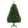 vidaXL K&uuml;nstlicher Weihnachtsbaum Gr&uuml;n 120 cm PVC und Metall