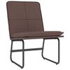 vidaXL Loungesessel Braun 54x75x76 cm Kunstleder
