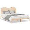 vidaXL Massivholzbett Extra Lang ohne Matratze 160x220 cm