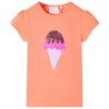 Kinder-T-Shirt Neonorange 104