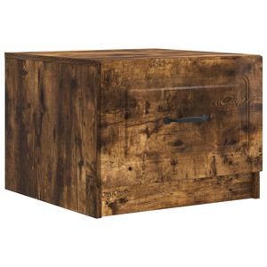 vidaXL Couchtisch Ger&auml;ucherte Eiche 49 x 50 x 37 cm Holzwerkstoff