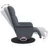 vidaXL Massage Relaxsessel Dunkelgrau 91 x 71 x 105 cm Samt