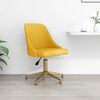 vidaXL Esszimmerstuhl Drehbar Gelb Samt