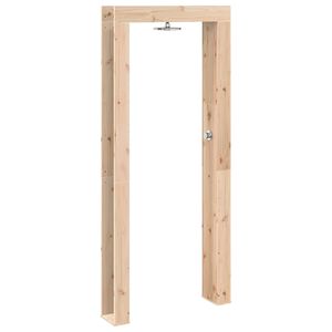 vidaXL Outdoor-Dusche 226 cm Massivholz Kiefer und Edelstahl Natur
