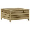 vidaXL 3-tlg. Garten-Lounge-Set mit Kissen Kiefernholz Imprägniert