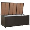 vidaXL Gartenbox Poly Rattan 180x90x70 cm Braun