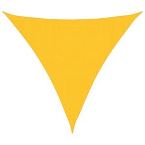 vidaXL Sonnensegel 160 g/m&sup2; Gelb 3,6x3,6x3,6 m HDPE