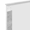 vidaXL Bettrahmen mit Kopfteil Beton Grau 100 x 200 cm Holzwerkstoff