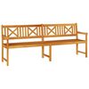 vidaXL Bank Outdoor Natur 220 x 56 x 90 cm Massivholz Akazie