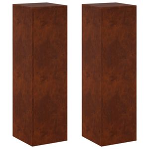 vidaXL Pflanzenst&auml;nder 2 pcs Rostoptik 30 x 30 x 100 cm