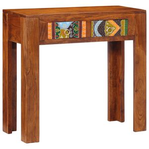 vidaXL Konsolentisch 80x35x75 cm Massivholz Akazie