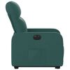 vidaXL Relaxsessel mit Aufstehhilfe Elektrisch Dunkelgr&uuml;n Stoff