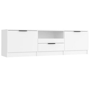 vidaXL TV-Schrank Weiß 140 x 35 x 40 cm Holzwerkstoff