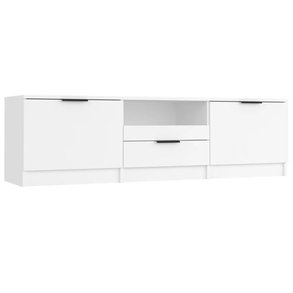 vidaXL TV-Schrank Weiß 140 x 35 x 40 cm Holzwerkstoff