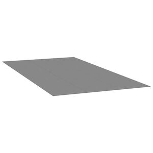 vidaXL Pool-Bodentuch Hellgrau 640x321 cm Polyester Geotextil