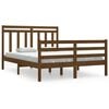 vidaXL Massivholzbett Honigbraun 140x190 cm