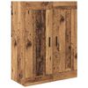 vidaXL Highboard 2 pcs Altholz Holzwerkstoff