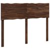 vidaXL Kopfteil mit Live Edge ROSTOCK Dunkelbraun 150 cm