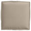 vidaXL Kissen 4 pcs Taupe 40 x 40 x 8 cm Oxford-Stoff