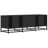 vidaXL TV-Schrank Schwarz 120x35x41 cm Holzwerkstoff und Metall