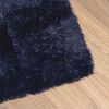 vidaXL Teppich Shaggy Hochflor NAVARRA Marineblau 80x150 cm Polyester