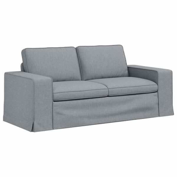vidaXL Sofa Hellgrau Gesamtabmessungen: 182 x 80 x 82 cm (B x T x H)