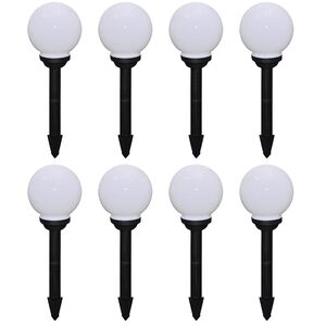 vidaXL Wegeleuchten 8 Stk. LED 15 cm mit Erdspie&szlig;