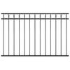 vidaXL Zaunelement ASSEN Stahl 163x100 cm Schwarz