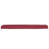 vidaXL Palettenkissen Weinrot 180 x 40 x 8 cm Oxford-Stoff