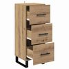 vidaXL Sideboard Artisan-Eiche 34,5 x 34 x 90 cm Holzwerkstoff