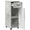 vidaXL Badezimmerschrank mit Schubladen Beton Grau 30 x 35 x 80 cm
