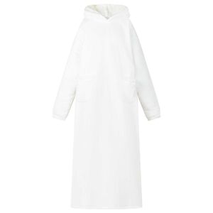 vidaXL Decken-Hoodie Wei&szlig; M Fleece und Flanell