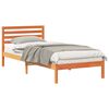 vidaXL Bettrahmen Wachsbraun 80 x 220 cm Massives Kiefernholz