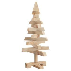 vidaXL Weihnachtsb&auml;ume KOTKA 60 cm Massivholz Kiefer Natur