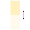 vidaXL Verdunkelungsrollo Gelb 40x150cm Stoffbreite 35,7cm Polyester