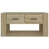vidaXL Couchtisch Sonoma-Eiche 80x50x40 cm Holzwerkstoff