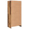 vidaXL Kleiderschrank Altholz 82,5 x 51,5 x 180 cm Holzwerkstoff