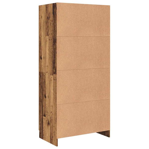 vidaXL Kleiderschrank Altholz 82,5 x 51,5 x 180 cm Holzwerkstoff