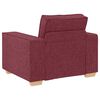 vidaXL Sofa Stuhl Weinrot 60 cm Stoff