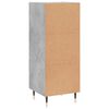 vidaXL Sideboard Betongrau 34,5x34x90 cm Holzwerkstoff