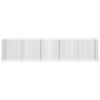 vidaXL Gabionen-Hochbeet Verzinkter Stahl 450&times;50&times;100 cm