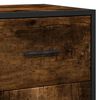 vidaXL Sideboard R&auml;uchereiche 35,5x35x76 cm Holzwerkstoff und Metall