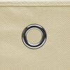 vidaXL Aufbewahrungsboxen 10 Stk. Vliesstoff 28x28x28 cm Creme