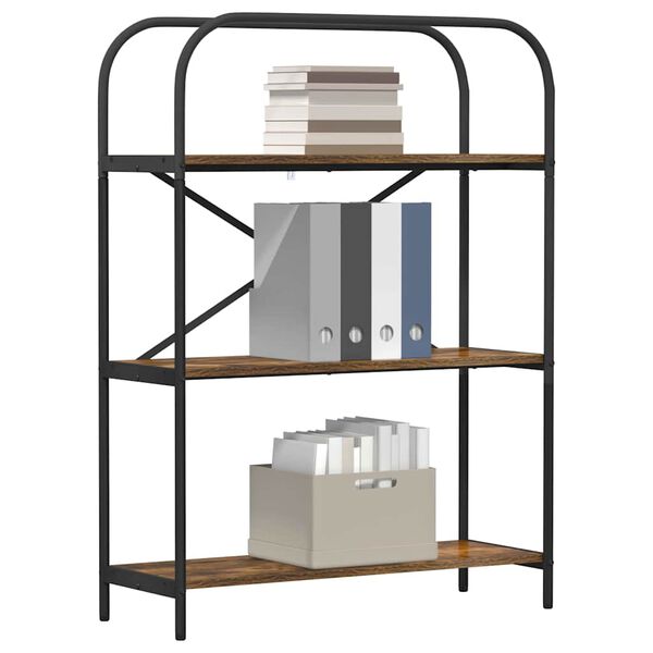 vidaXL B&uuml;cherregal Ger&auml;ucherte Eiche 80 x 30 x 109 cm Holzwerkstoff