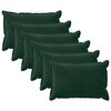 vidaXL Kissenbezug 6 pcs HOUTEN Dunkelgr&uuml;n 50 x 70 cm Samt