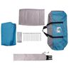 vidaXL Zelte mit Dach Blau 220 x 233 x 184 cm Polyester