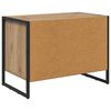 vidaXL Schuhschrank Kunsthandwerk Eiche 60 x 35 x 44 cm Holzwerkstoff
